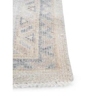 Erbe Hand Knotted Wool <b>Rug</b> Grey & Black <b>Boho</b> Style Medallion Pattern for Living Room and Hallway Decor Big Size-LNLP-03 - Product Image 4