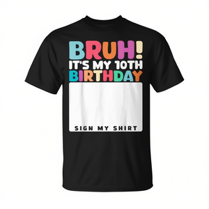 <b>birthday</b> celebration long sleeve t shirt kids unisex crew neck festive party graphic <b>top</b> - Product Image 2