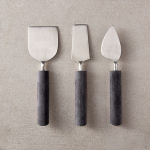 Modern Stainless Steel Serving Spoons and Tongs Set Wooden <strong>Salad</strong> Servers Smart Kitchen Utensils