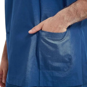 Uniformes Unisex de Algodón para Hombre y Mujer, Conjunto de Uniformes de Algodón con Cuello en V, Top con Múltiples Bolsillos y Pantalones para Correr - Product Image 4