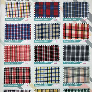 ชุดเครื่องแบบธรรมดาผ้าโพลีเอสเตอร์/ ผ้าฝ้ายทอโพลีเอสเตอร์สำหรับเด็กผู้ชายและเด็กผู้หญิงชุดเดรสไปโรงเรียนราคาไม่แพง - Product Image 1