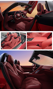 Roadster électrique de luxe d'occasion vérifié, performances 400 kW/725 Nm, look sport, cabriolet à toit souple/ferme, prêt à rouler - Product Image 4