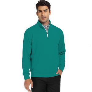 ... Top con cremallera de cuarto de golf con características de gestión de la humedad, ideal para tee times de la mañana, cómodo y transpirable - Product Image 4