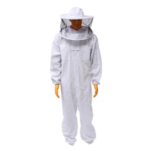 Traje de apicultura de triple capa de polialgodón, resistente a picaduras, de alta seguridad, para trabajo, en oferta. - Product Image 3
