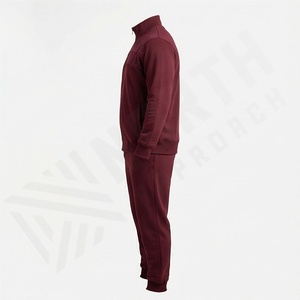 ชุดวอร์มผู้ชายพรีเมียม ทรงสลิมฟิต กางเกงจ็อกเกอร์ เสื้อแจ็คเก็ตมีซิป ทรงสวย ดูดี สไตล์ลำลอง สปอร์ต เหมาะสำหรับใส่ในชีวิตประจำวัน รับสกรีนโลโก้ ชุดกีฬาสองชิ้น - Product Image 3