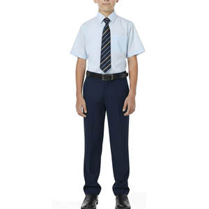 Ensemble d'uniformes scolaires pour garçons, tenue scolaire élégante avec chemise et pantalon, parfait pour les cours et les événements scolaires - Product Image 1