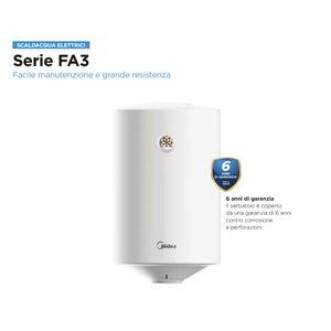 Chauffe-eau électrique vertical Midea D100-15FA3 100L, chauffe-eau électrique à accumulation - Product Image 2