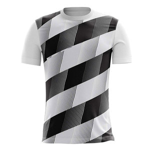 Vêtements de sport pour hommes, manches courtes, respirant, jersey sublimé d'été, polyester léger, style moderne, haute qualité, séchage rapide - Product Image 1