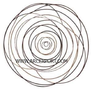 Vente en gros d'art mural avec logo personnalisé fait à la main de couleur noire décoration de salon art mural à vendre au prix le plus bas - Product Image 6