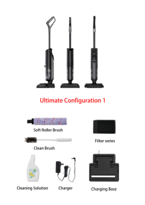 200Wコードレス乾湿両用掃除機、多用途ハードフロアクリーナー＆モップ、乾湿両用掃除機（専用乾式掃除機モード搭載） - Product Image 6