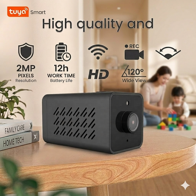 3 in 1 Mini Small Personal on Body Camera Room Small Digital Wifi IP SDK Infrared Mini Tuya Camera With Memory Card
