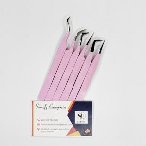 Pinzas de Acero Inoxidable Sólido Personalizadas de Somofy Enterprises, Pinzas de Precisión Antiestáticas y Duraderas con Punta Curva de 10 mm - Product Image 3