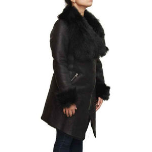 Abrigo Largo de Piel Sintética Popular 2025 para Mujer, Clásico con Tela Premium que Ofrece Estilo, Calor y Comodidad para la Moda - Product Image 6