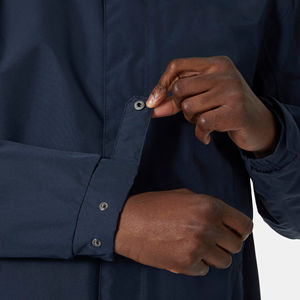 Veste de pluie légère pour homme, style streetwear, imperméable, respirante, écologique, à capuche, fermeture éclair intégrale, en polyester - Product Image 4