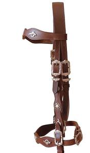 Brida portuguesa de cuero genuino 100% de alta calidad con herrajes de latón Riendas muy finas Brida elegante para montar Excelente ajuste - Product Image 4