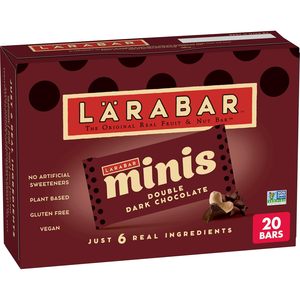 Barres de chocolat noir double Larabar Minis, barres aux fruits et aux noix sans gluten et végétaliennes, 20 barres, 15,6 oz - Product Image 4