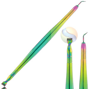 Rehausseur de cils en acier inoxydable noir mat de qualité supérieure, logo personnalisé, outil de beauté réutilisable, outils de rehaussement de cils noir mat de luxe - Product Image 2