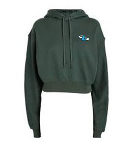 เสื้อฮู้ดลำลองแบบสวมหัวสำหรับผู้หญิง, เสื้อครอปมีฮู้ดลำลองไซส์ใหญ่พิเศษเสื้อครอปสไตล์สตรีทแวร์เสื้อสเวตเชิ้ตหนึ่งชุด - Product Image 4