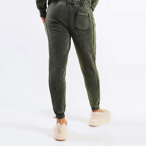 Casual 2025 Custom Logo Acid Wash <b>Men's</b> <b>Jeans</b> Flat Front 100% Cotton Canvas Breathable High Quality <b>Elastic</b> <b>Waist</b> Trousers - Product Image 6