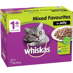 Whiskas Adult 1+ 12 x 400 g à prix discount sur