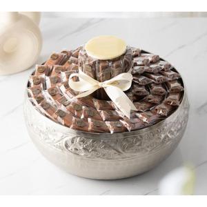 Finest Quality Handmade Silver Metal <b>Chocolate</b> Bowl <b>Luxury</b> Dining Accessory For Hotel Ware Dessert Holder Sweets Serving Bowl - Product Image 2