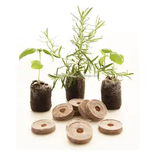 Hot Selling Van Vietnam Kokos Kokos Pellets Coco Turf Pluggen Voor Het Kweken Van Zaden Planten Bloemen Dht Handwerk