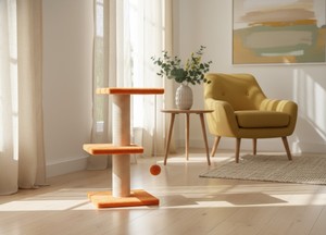 เสาข่วนคุณภาพสูง Freckle City Cat สำหรับแมวและลูกแมวทุกสายพันธุ์และทุกขนาด - Product Image 4