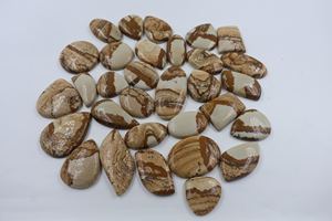 Imagen natural jaspe gema imagen jaspe cabujones hecho a mano mezcla forma y tamaño imagen jaspe piedras preciosas lote fabricación de joyas - Product Image 2