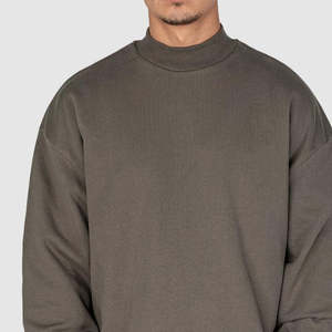 Sweat-shirt à manches longues décontracté à design personnalisé pour hommes de haute qualité 100% coton grande taille pour l'hiver - Product Image 2
