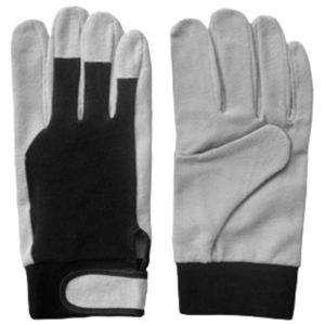 Logotipo personalizable, nuevo diseño, guantes de conducción de seguridad reflectantes, ropa de trabajo de alta visibilidad, resistente a chispas, cuero de grano resistente - Product Image 2