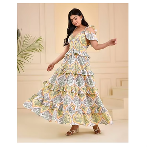 Camisa de manga de burbuja con hombros descubiertos de estilo múltiple con tela totalmente transpirable para uso en clima cálido de La India - Product Image 3