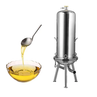 Boîtier de filtre à cartouche en acier inoxydable sanitaire de haute qualité 304/316L électro-polissé pour la filtration des liquides et de la bière ISO9001 CE