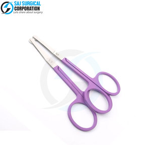 Tijeras para cutículas de acero inoxidable ligeras de nuevo diseño 2025, hoja recta, precio al por mayor - Product Image 1