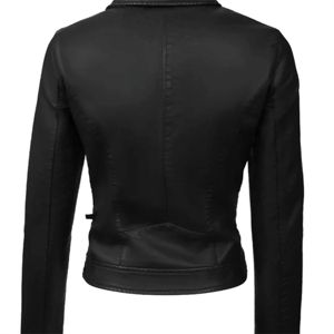 Veste en cuir de qualité supérieure pour femme | Veste en cuir véritable classique et élégante pour la mode de tous les jours - Product Image 6
