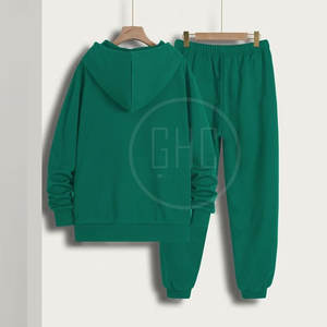 ชุดวอร์มลำลองผู้ชาย OEM ผ้าฝ้าย 100% สีพื้น ไซส์ใหญ่ ระบายอากาศ แห้งเร็ว น้ำหนักเบา เป็นมิตรกับสิ่งแวดล้อม ชุดฤดูหนาว - Product Image 2