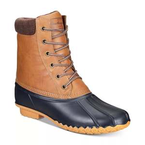 <b>Men's</b> Vintage Adam Duck Boots Weatherproof <b>Brown</b> Size 8M Warm <b>Shoes</b> - Product Image 1