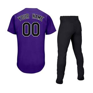 Conjuntos de uniformes transpirables de buena calidad, ropa de béisbol y sóftbol hecha en fábrica, ahora disponibles a precios competitivos - Product Image 2