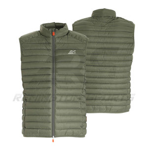 Venta caliente hombres chaqueta de invierno chaleco al por mayor sin mangas abajo chaquetas logotipo personalizado chaqueta acolchada chaleco - Product Image 6