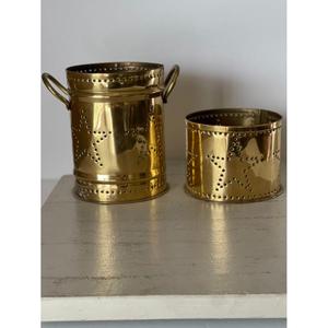 Portavelas de latón de lujo para interiores sofisticados, portavelas de metal de latón con tapa de cristal, forma y tamaño personalizados - Product Image 2