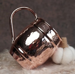 Taza de cerámica de cobre con acabado antiguo más vendida, precio al por mayor para entretenimiento en el hogar y fiestas - Product Image 2