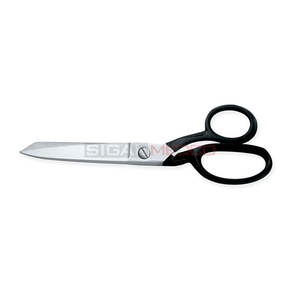 กรรไกรตัดเย็บเหล็กสแตนเลสสตีลเยอรมัน8นิ้วด้ามจับสีดำสำหรับใช้ในบ้านเสื้อผ้าใช้ในครัวเรือนอุปกรณ์ตัดเย็บเสื้อผ้าที่ทนทาน - Product Image 1