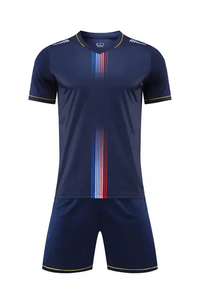 Conjunto de camiseta de fútbol personalizado de diseño superior, uniforme de fútbol a precio de fábrica con logotipo impreso, ropa deportiva de equipo - Product Image 4