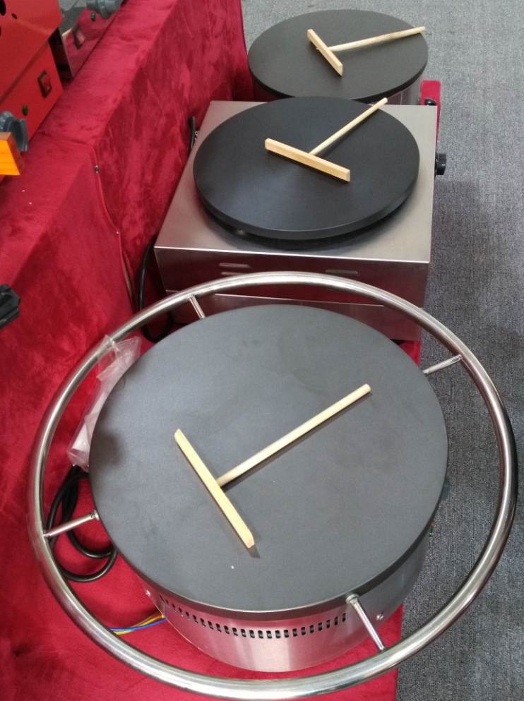 業務用クレープメーカー電気パンケーキメーカーマシンステンレス