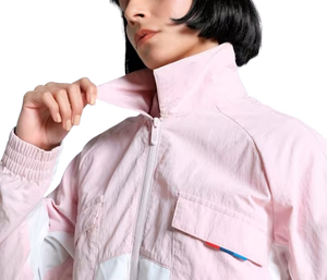 Ensemble de survêtement pour femmes, de haute qualité, 100% nylon, coupe-vent, léger, respirant, fermeture éclair, 2 pièces, tenue de sport - Product Image 5