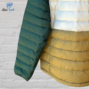 2025 Polyester Winter Custom Stand Collar High Quality Unisex Zip-Up Puffer <b>Jacket</b> with Waterproof Windproof Hooded Front Logo - Product Image 5