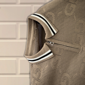 Camiseta formal para hombre más vendida de 2024, Cuello medio y redondo, moda de punto, fabricante indio, venta - Product Image 2