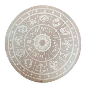 Placa de carga de selenita Natural, piedra de selenita de cristal curativa, venta al por mayor - Product Image 3