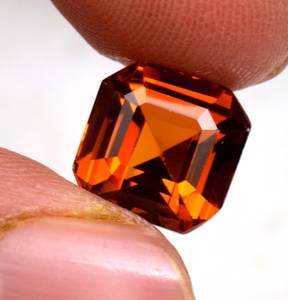 Grado superior 100% Natural certificado naranja rojo Hessonite granate genuino suelto calibrado tamaño piedra preciosa mejor para el uso de la fabricación de joyas - Product Image 3