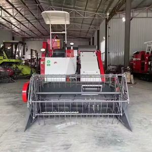 Petite moissonneuse-batteuse agricole pour céréales Blé Riz Maïs Ail Cacahuète Pomme de terre Coton Olive avec moteur - Product Image 1