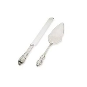 ชุดที่ตัดขนมโลหะสแตนเลสสำหรับงานปาร์ตี้ในงานแต่งงานมีดเสิร์ฟขนมหวานเค้กแบบทันสมัย - Product Image 6